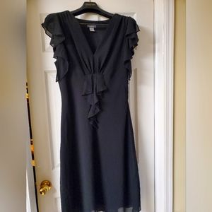 Black evening dress Midi